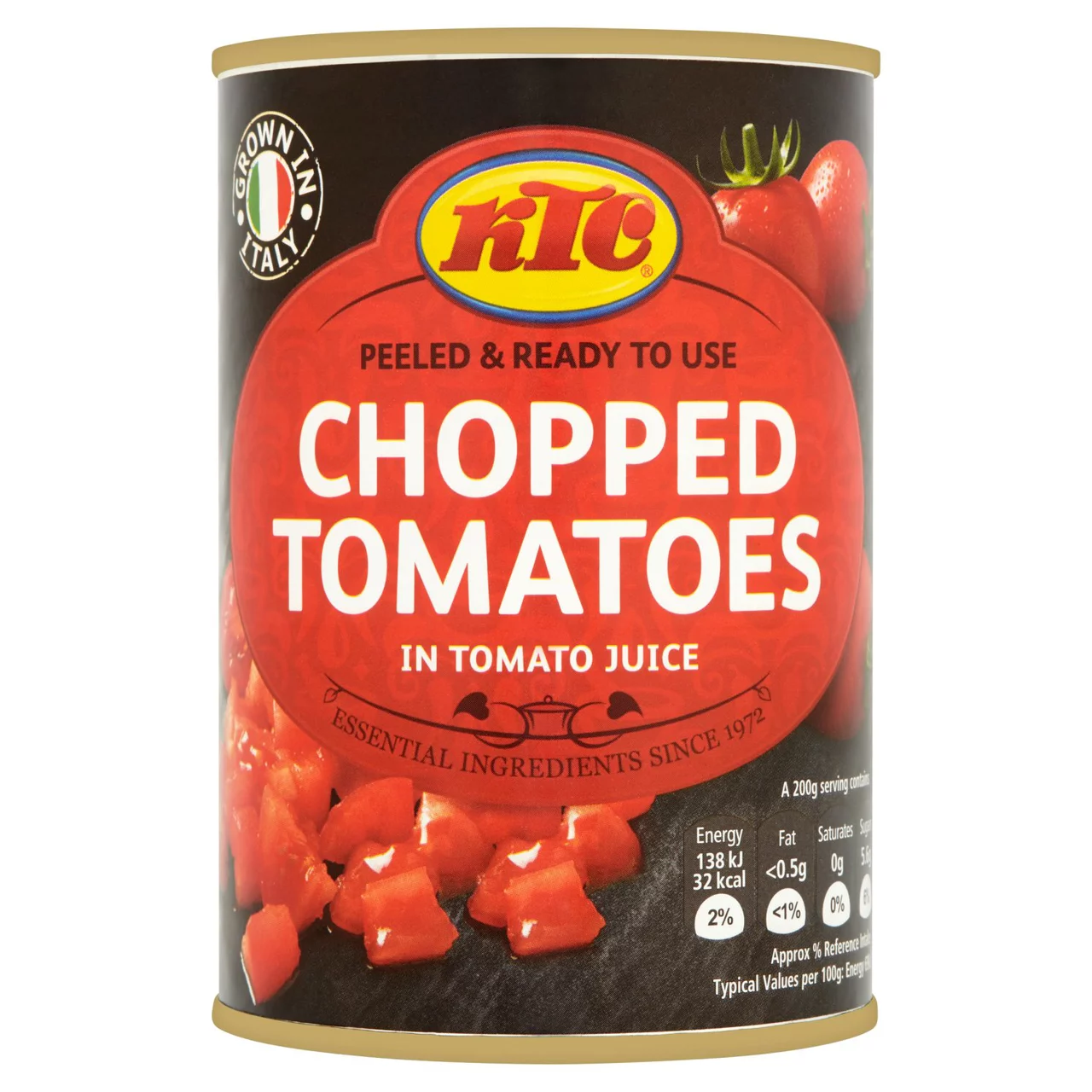 chopped tomatoes KTC Chopped Tomato 400G - Image 1