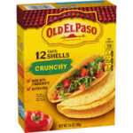 Old el Passo 12 crunchy taco shells